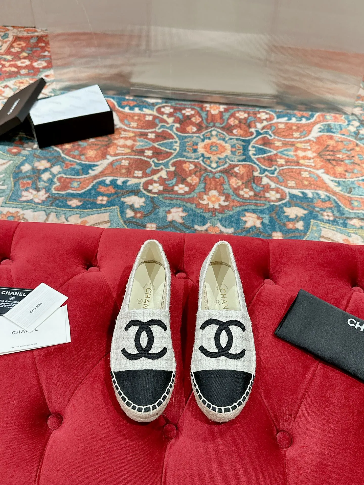 👟👟Ex-factory price 400👟👟 CHANEL 2024 early spring new fisherman shoes, top version 👏👏The inner pads are all made of original imported sheepskin! Code number: 35 - 40 (34.41.42 customized, non-returnable) standard code with full set of packaging